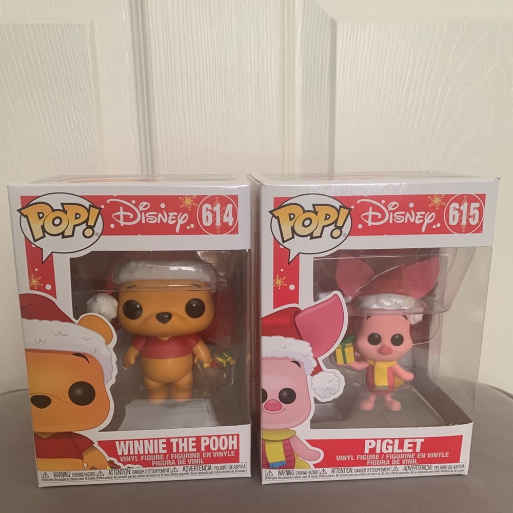 Winnie the Pooh 614 & Piglet 615 Christmas Pop
